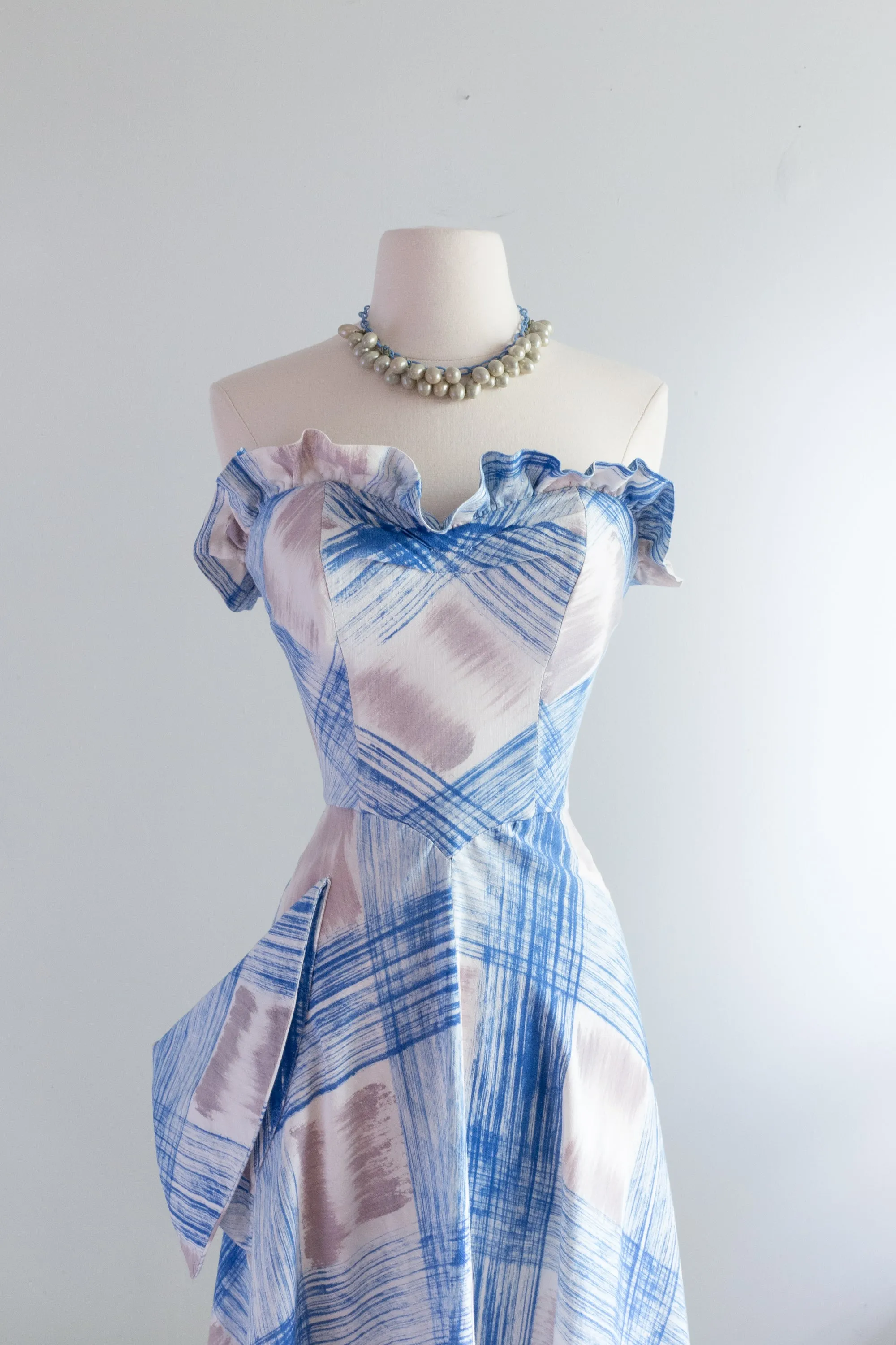 1940's Summer Sundress and Jacket By Maya de Mexico / Small