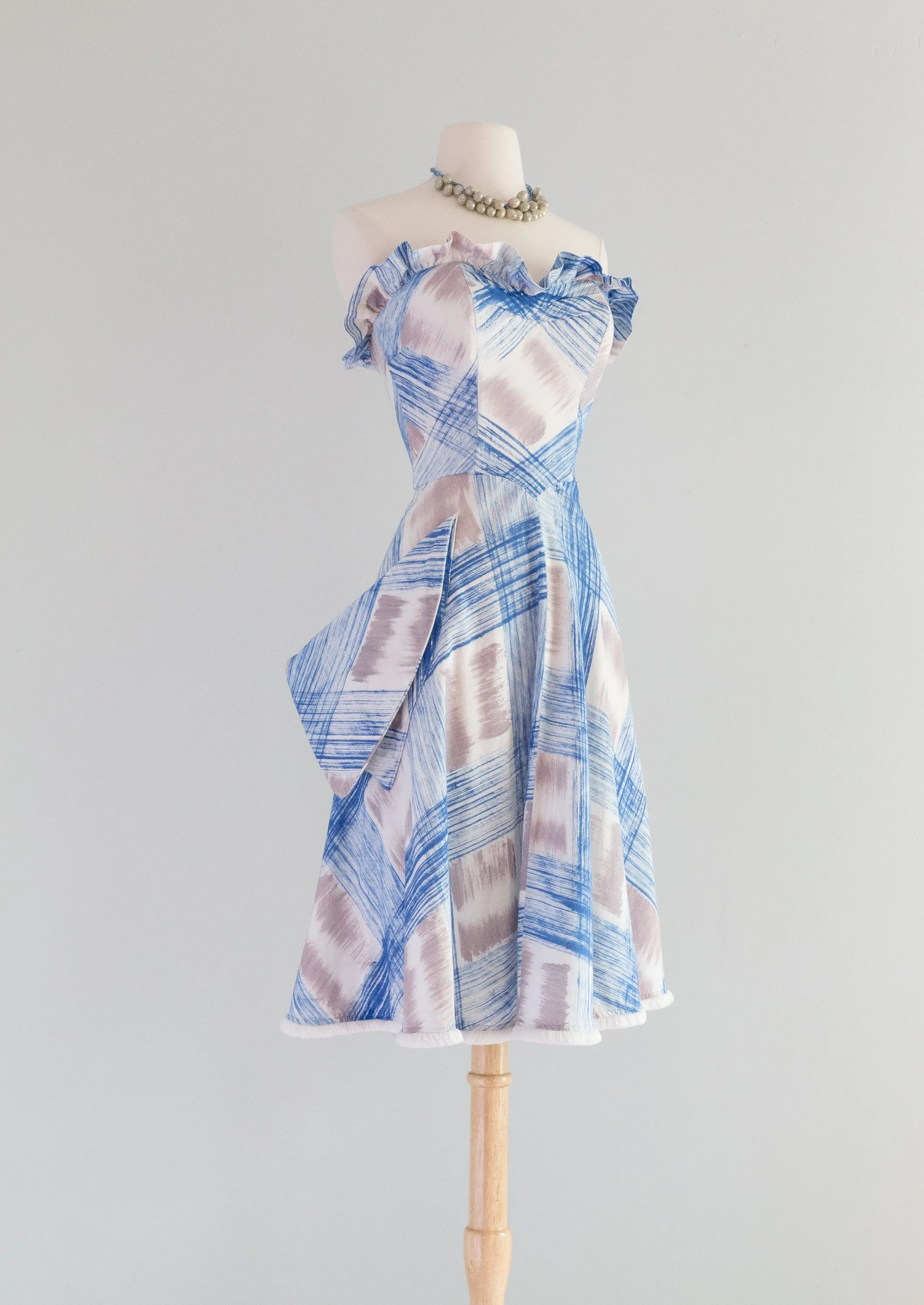 1940's Summer Sundress and Jacket By Maya de Mexico / Small