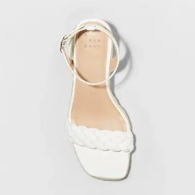 A New Day Women's Espadrille Wedge Heels Sandals Memory Foam Insoles