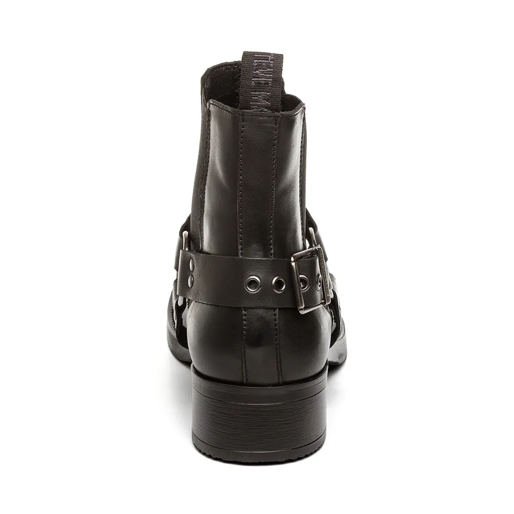 Black Leather Ankle Boots for Women - Stylish and Comfortable Antonn Footwear