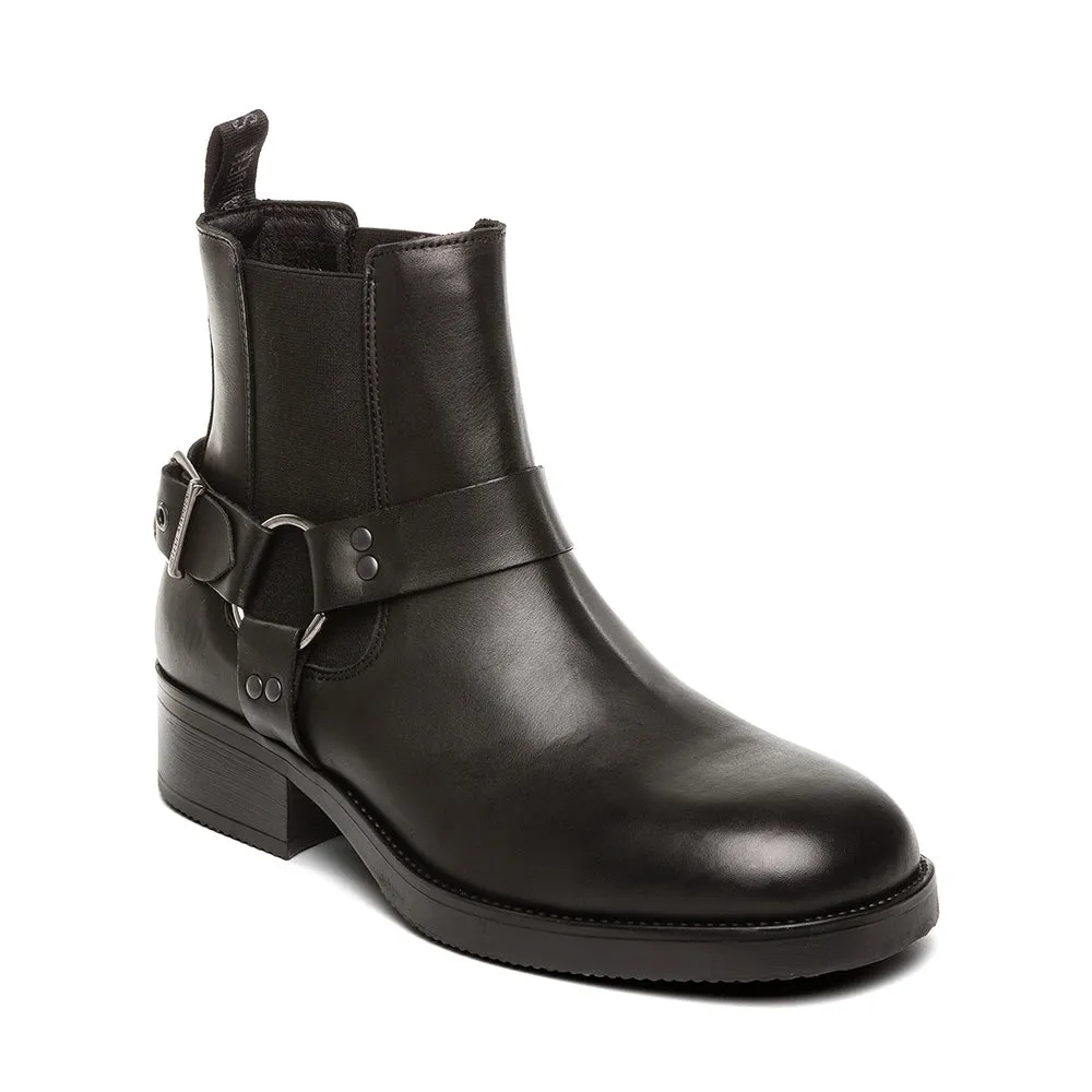 Black Leather Ankle Boots for Women - Stylish and Comfortable Antonn Footwear