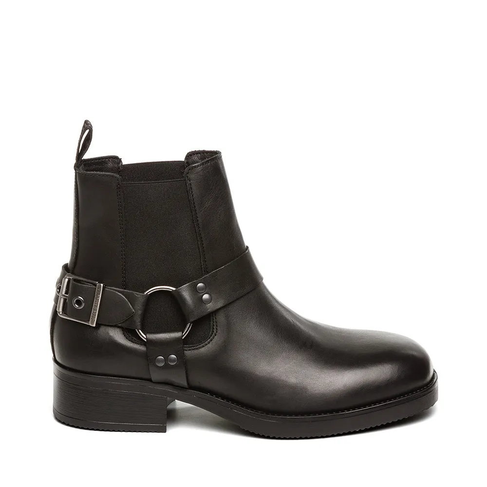 Black Leather Ankle Boots for Women - Stylish and Comfortable Antonn Footwear