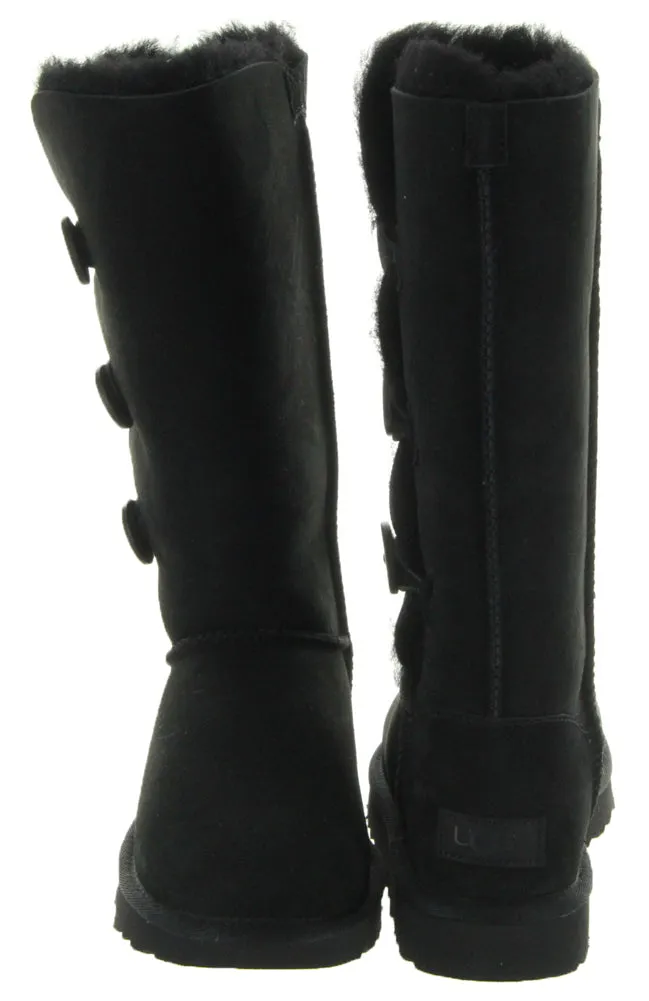 Bailey Button Triplet II in Black by UGG