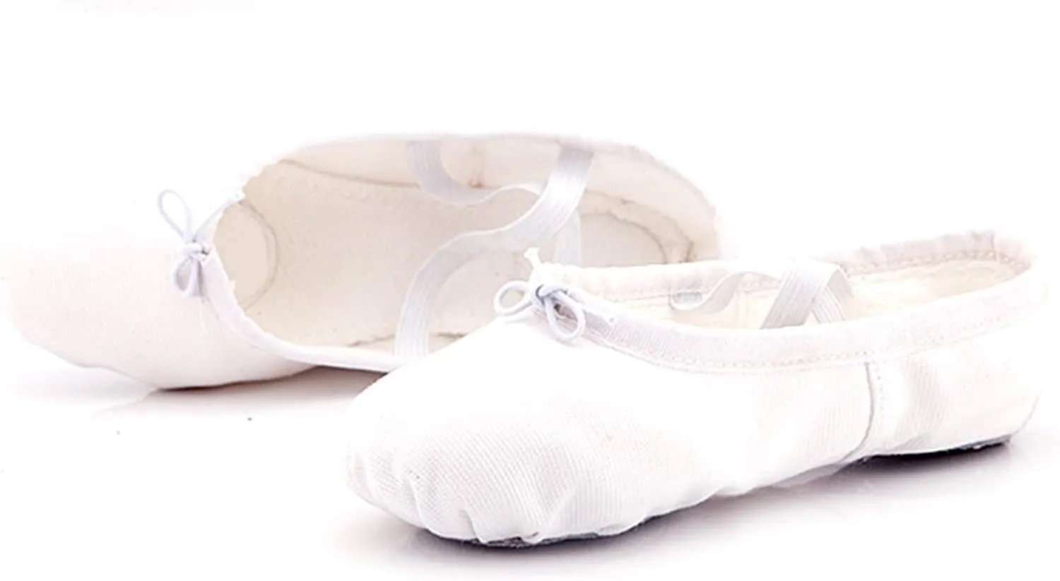 Ballet Shoes for Girls Practise Dance Solid Performance Slipper Canvas Split Sole Shoes for Kids Toddlers