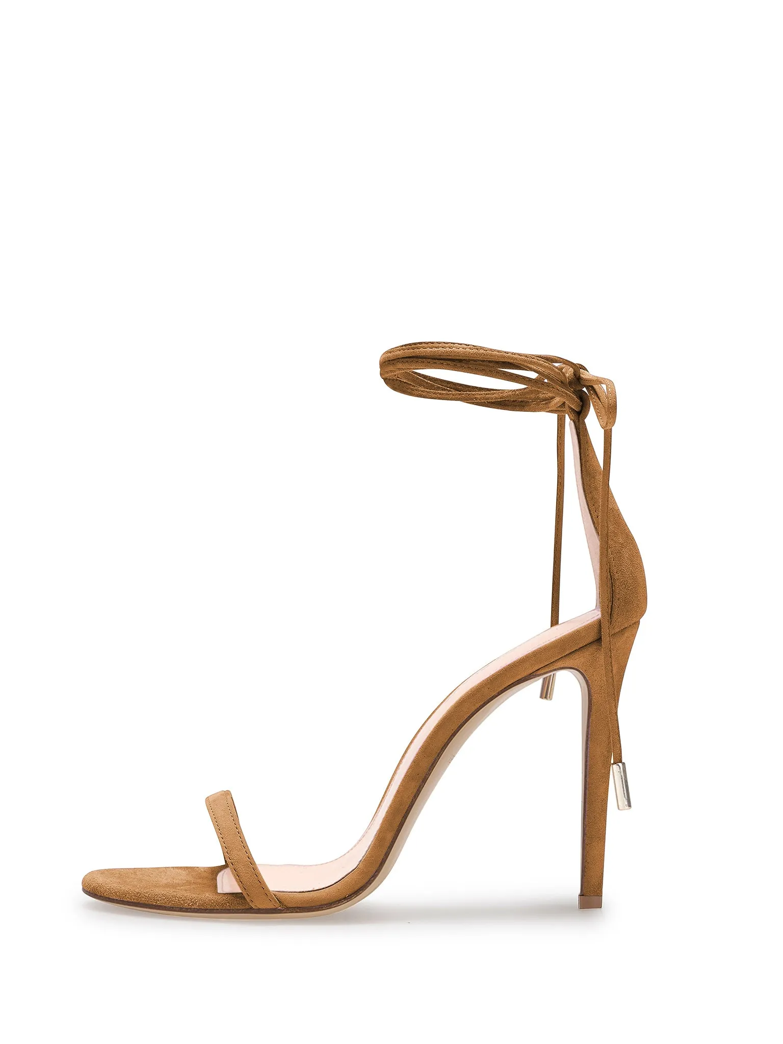 Emma Suede Sandals - Camel