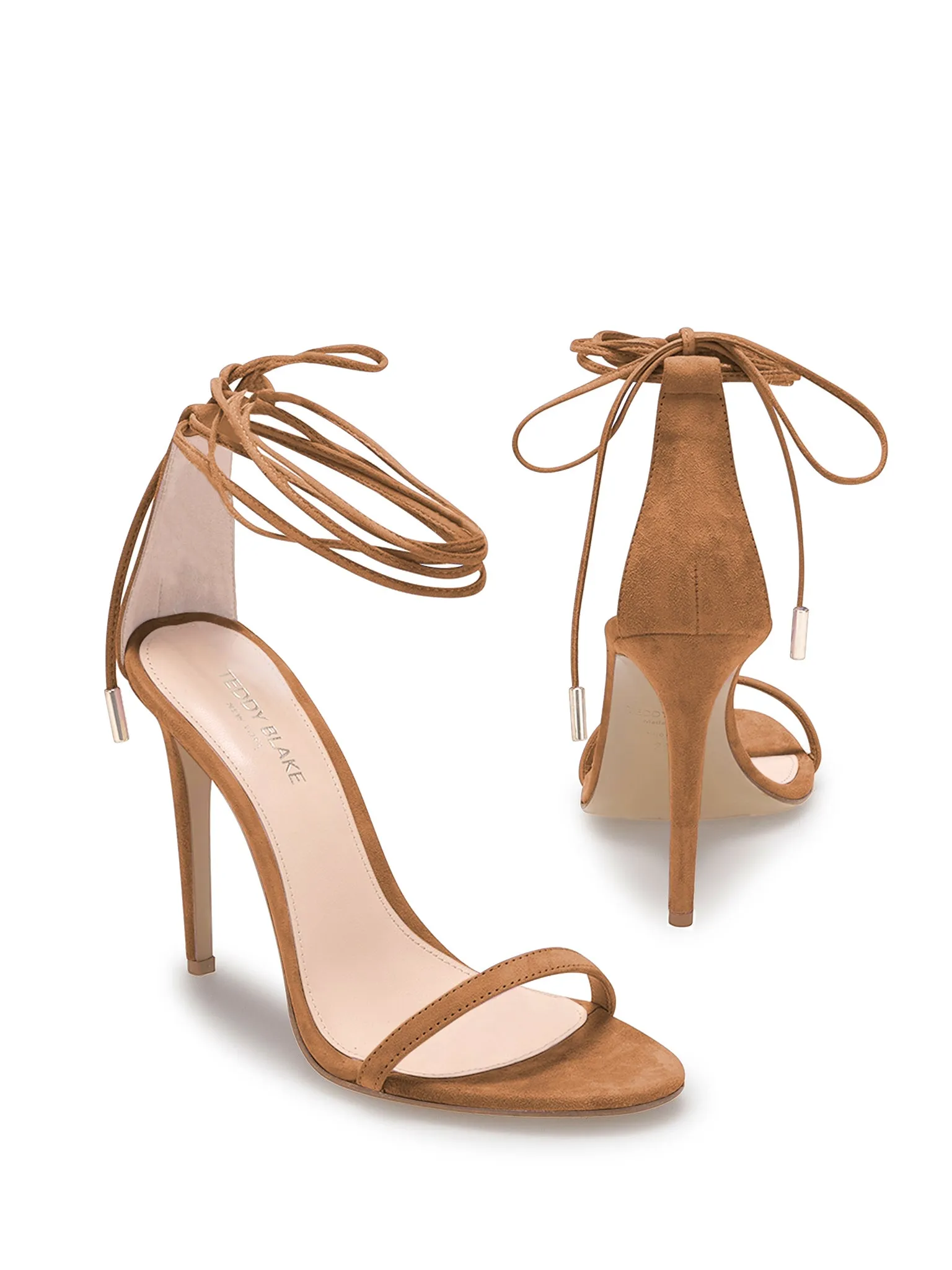 Emma Suede Sandals - Camel