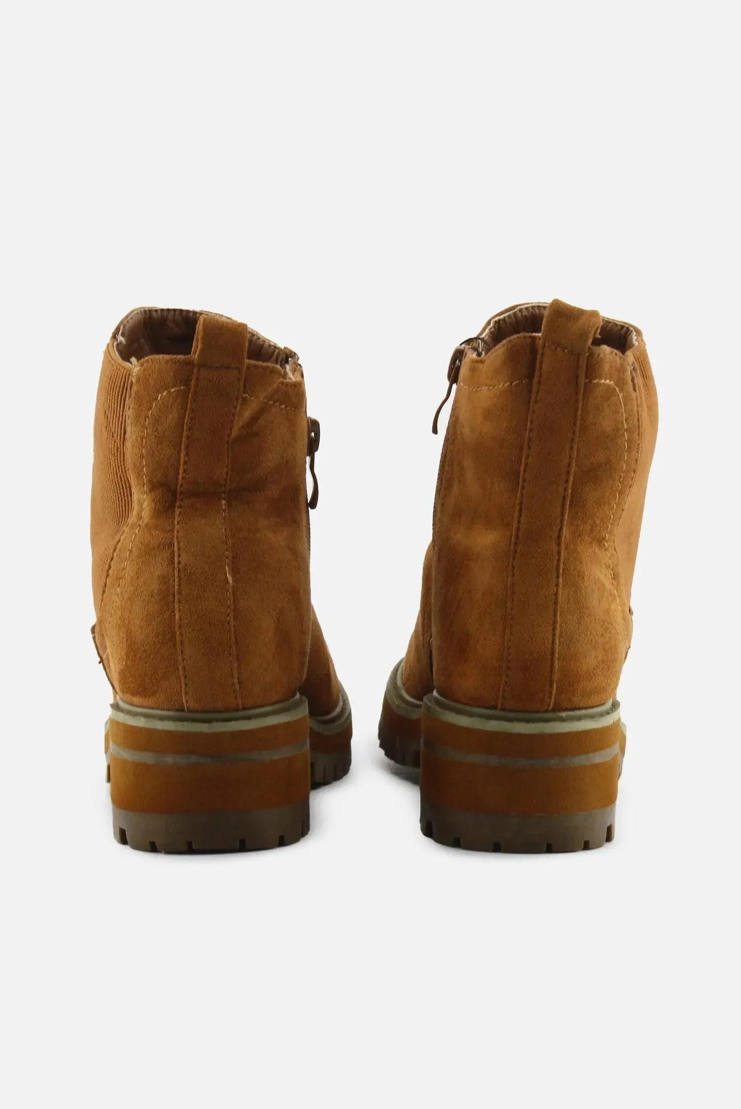 European Brand Zipper Stretchable Chelsea Ankle Boots | Suede