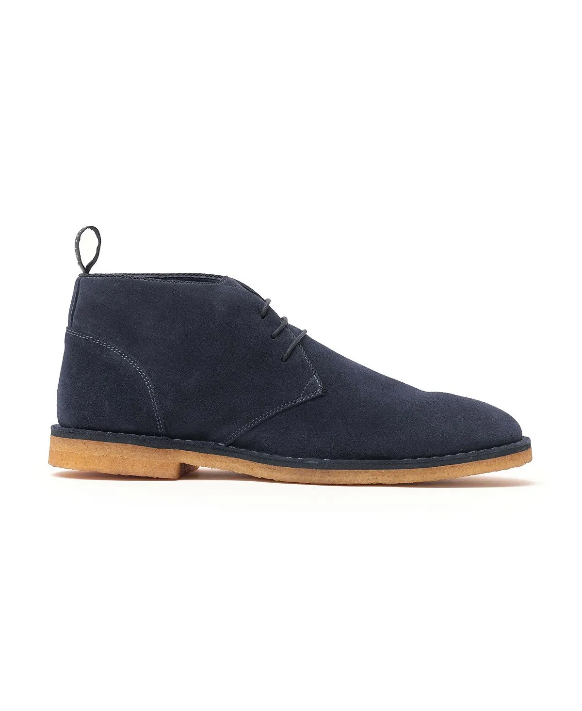 George Anthony Veer Men's Suede Lace-Up Chukka Boots, Blue