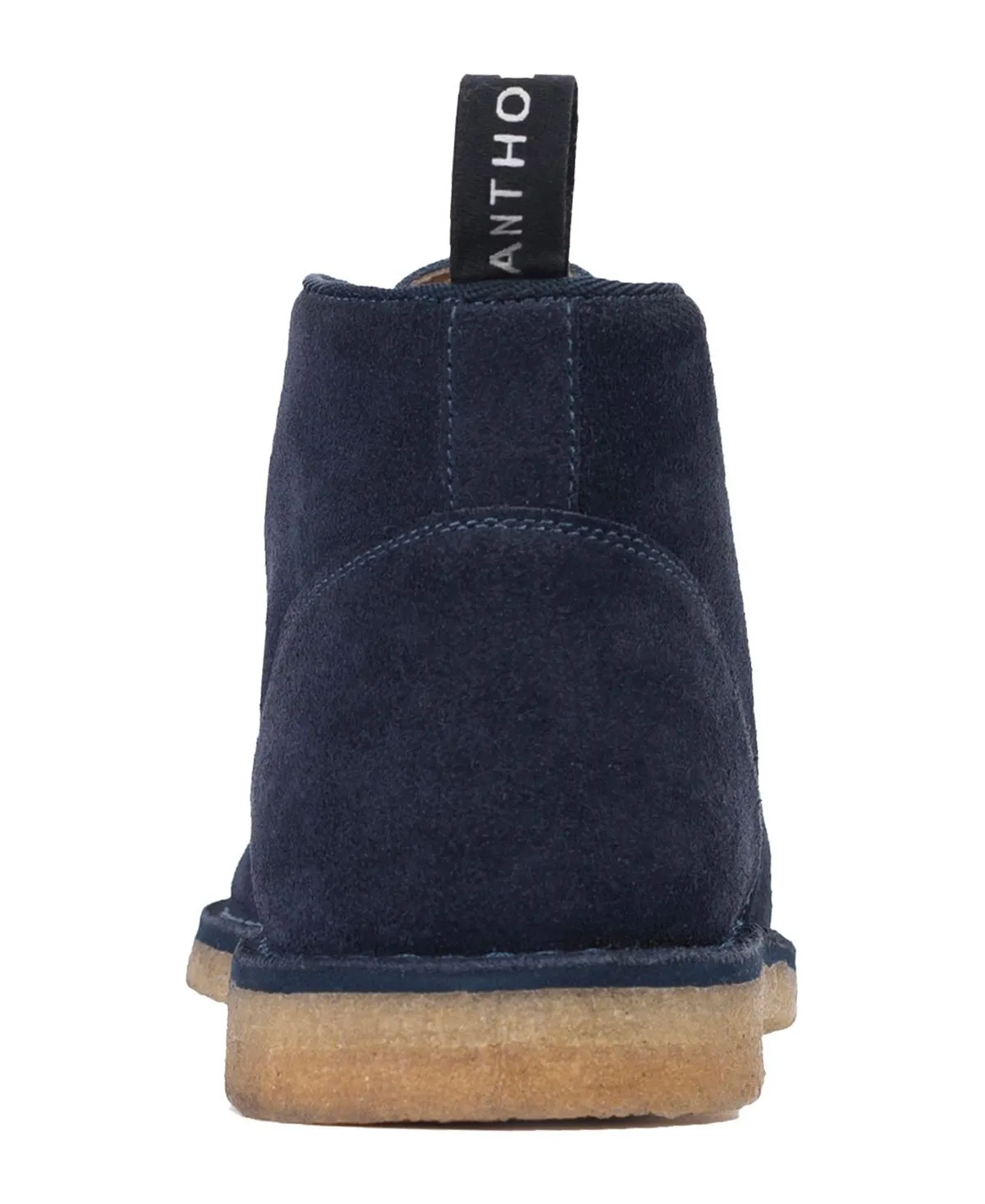 George Anthony Veer Men's Suede Lace-Up Chukka Boots, Blue