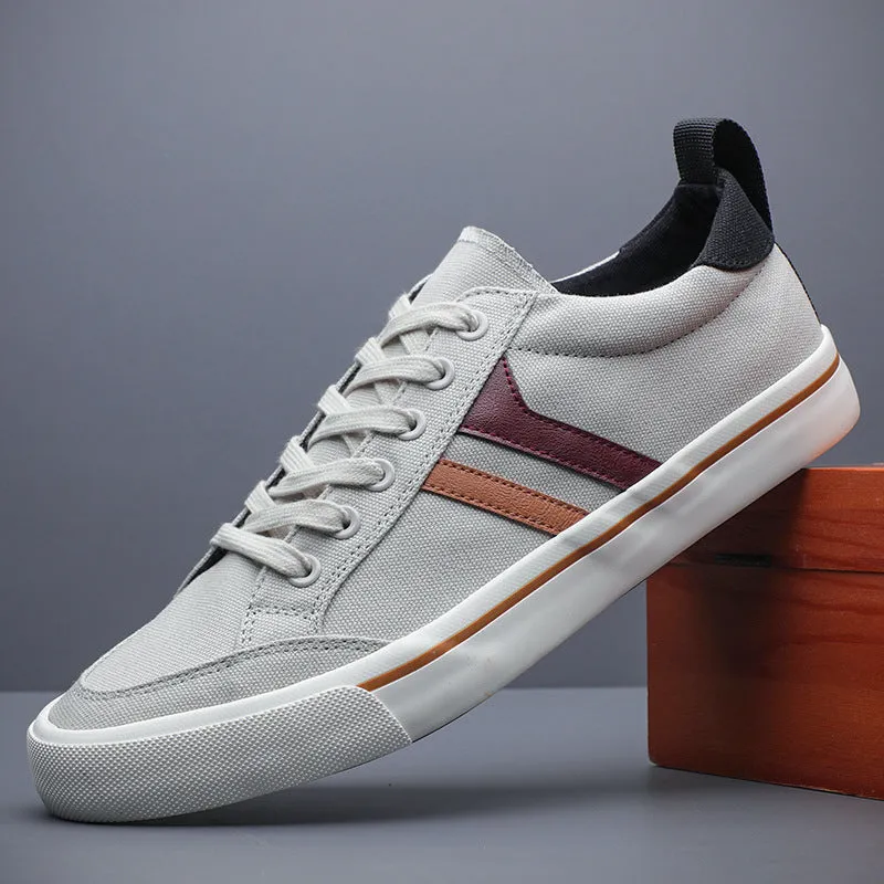 Men's Canvas Flat Heel Shoes
