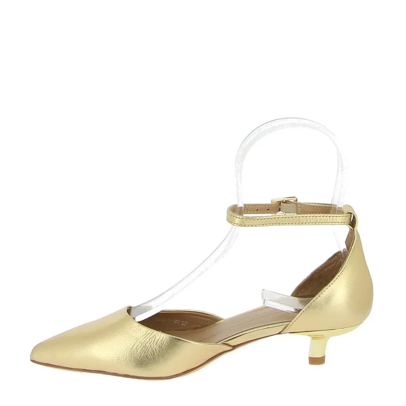 Mollini Cushla Gold Kitten Heel