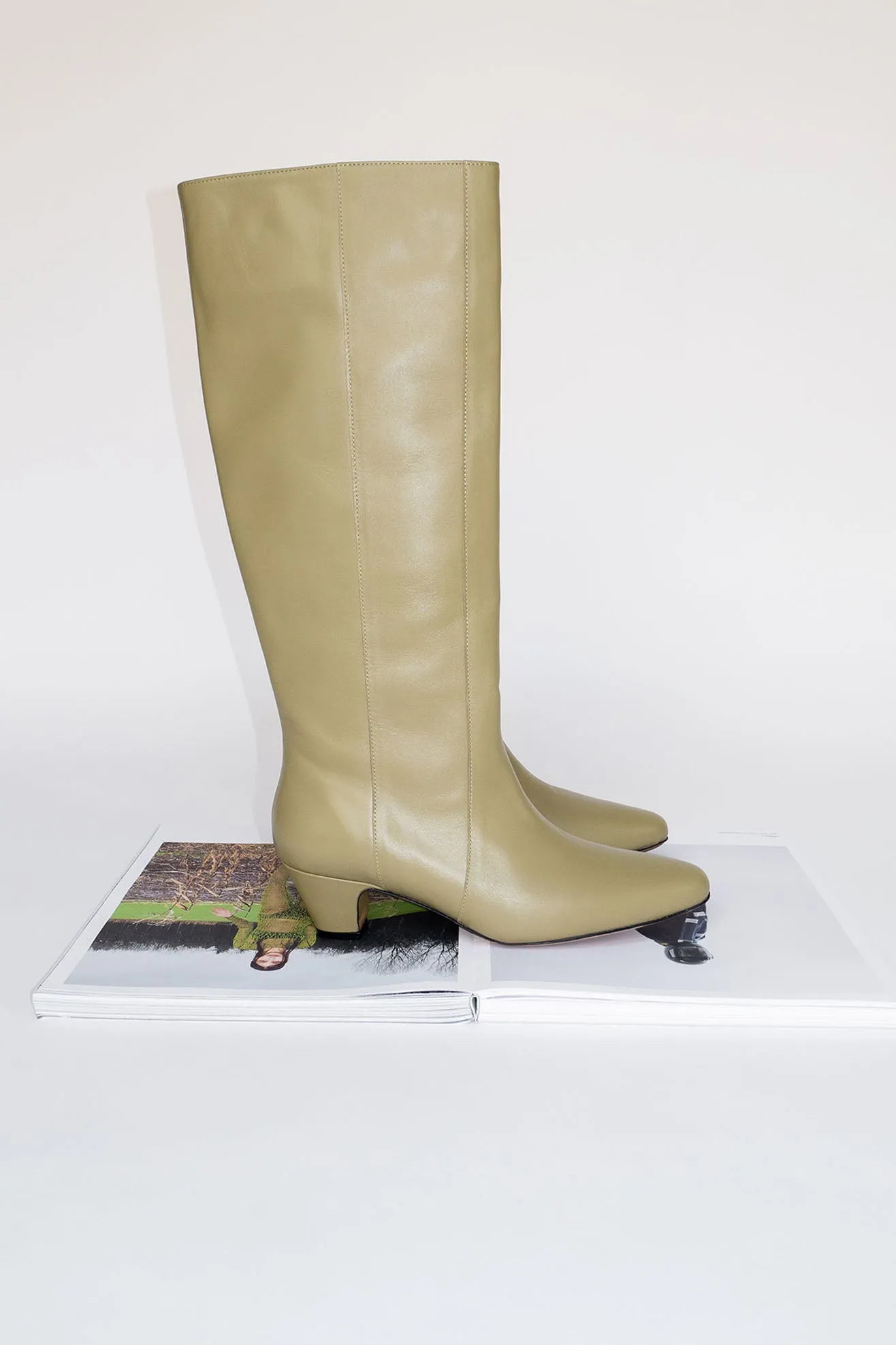 MR. LARKIN, Bane Boot, Olive Leather