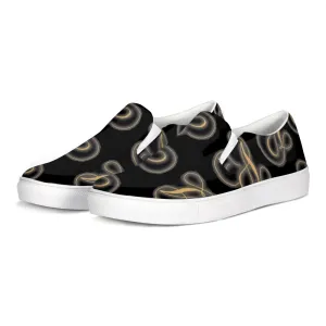 Nations of A with black background.jpg Slip-On Canvas Shoe