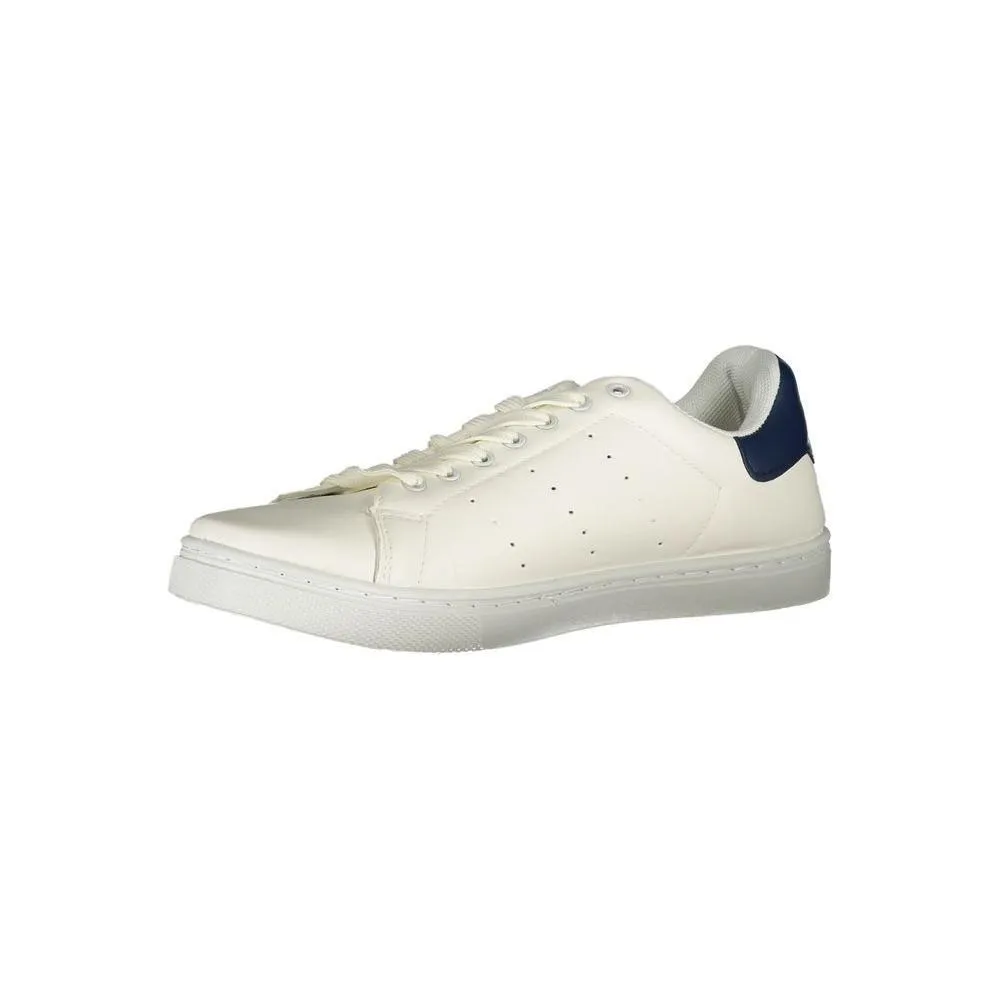 1963 Classic White Polyester Sneakers from Norway