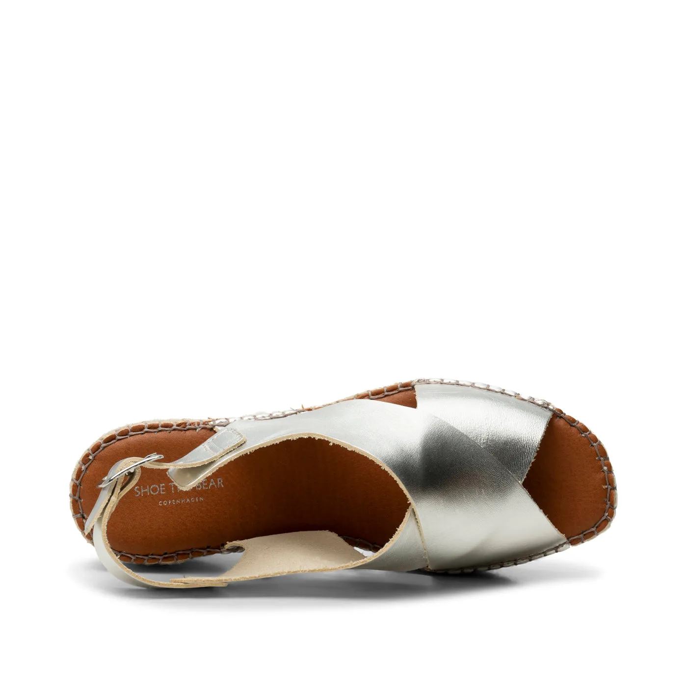 Orchid wedge leather - SILVER