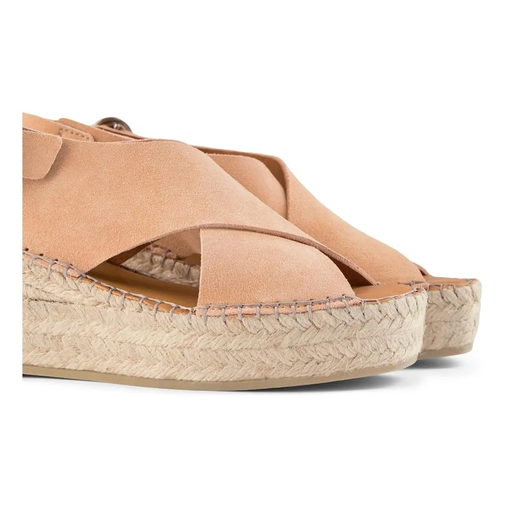 Orchid wedge suede - APRICOT