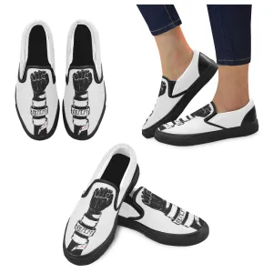 RESIST FIST WOMEN'S SLIP ON SHOES