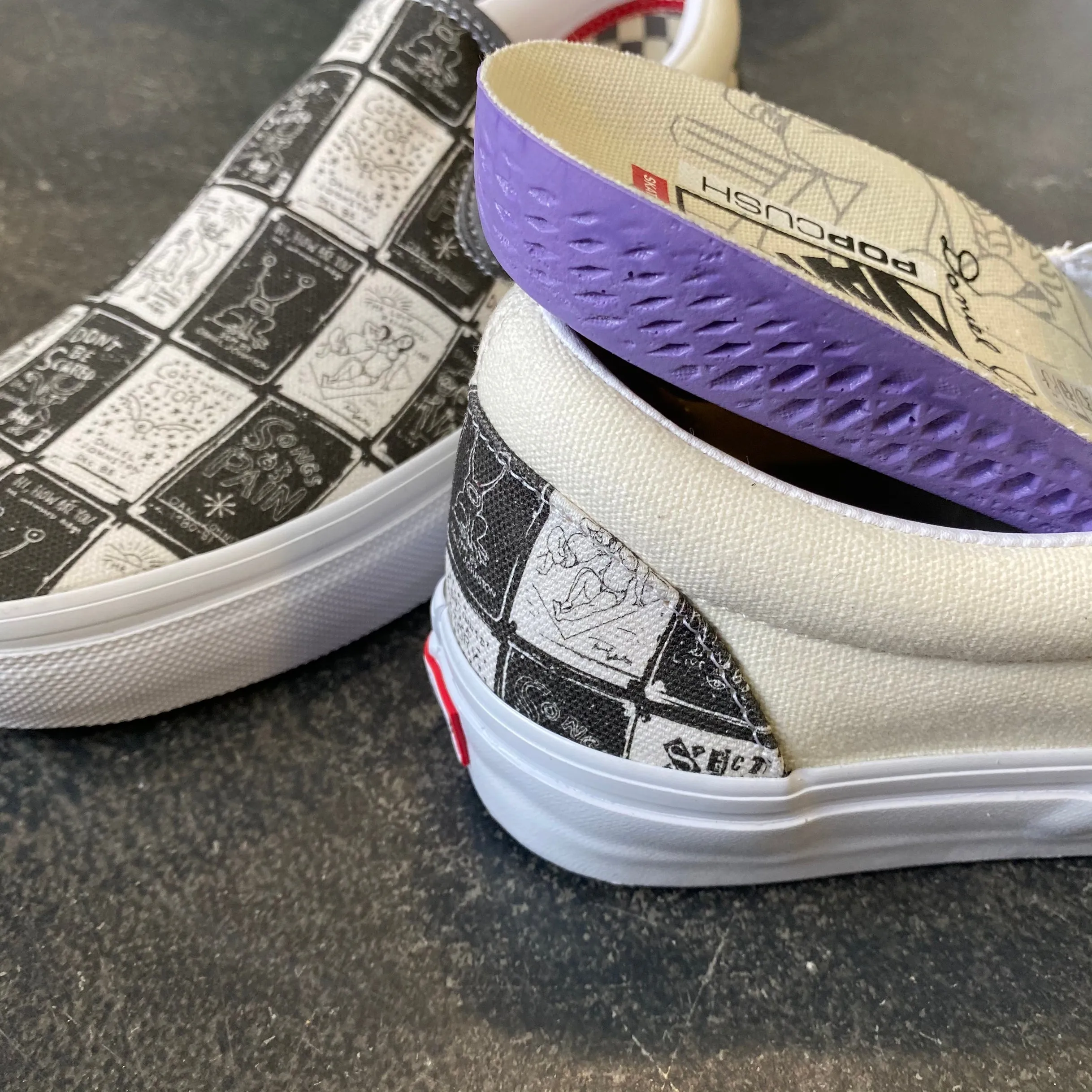 Vans Skate Slip On Daniel Johnston No Comply