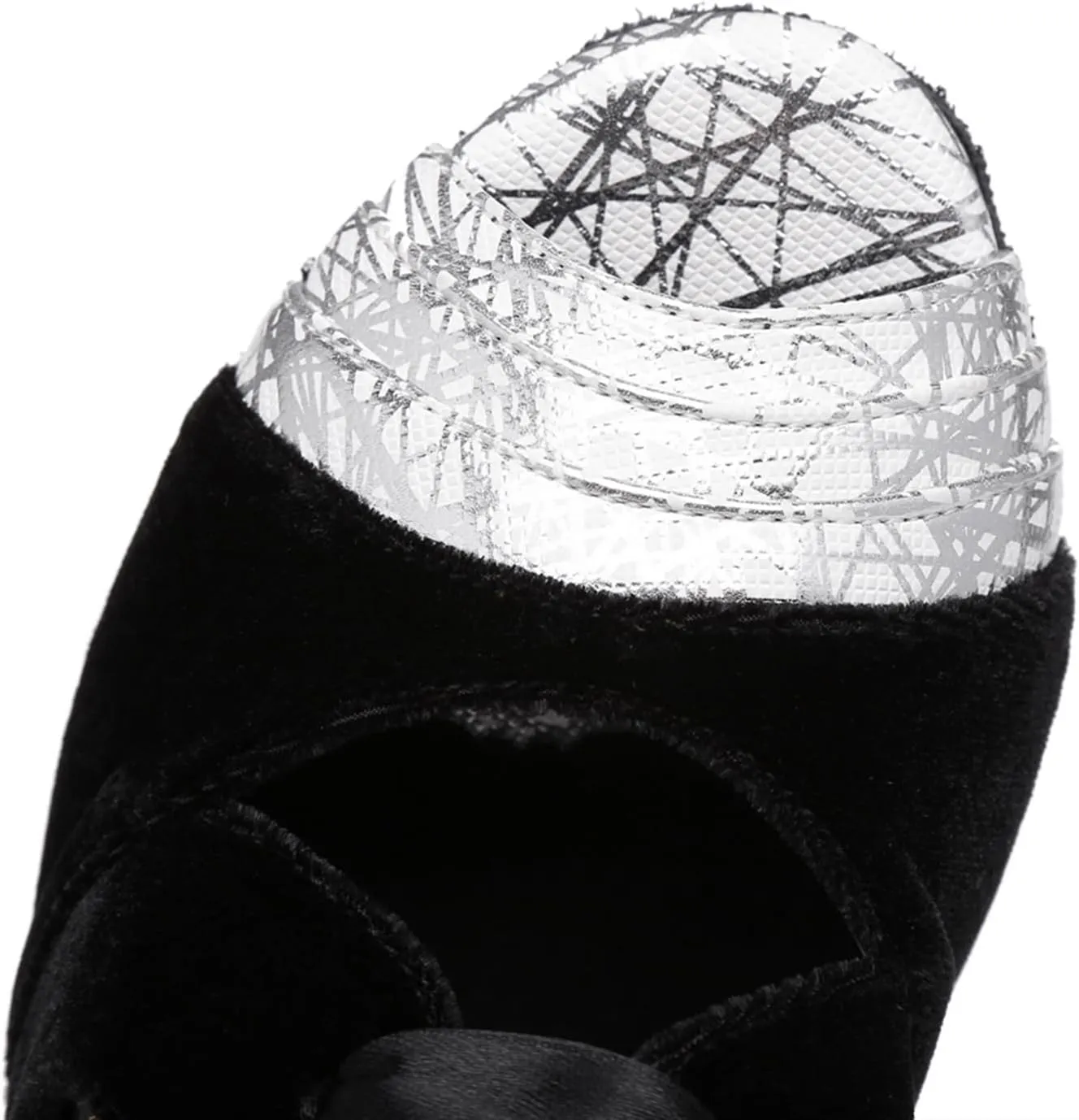Women's Peep Toe Synthetic Ballroom Morden Tango Party Wedding Practice Professional Dance Shoes