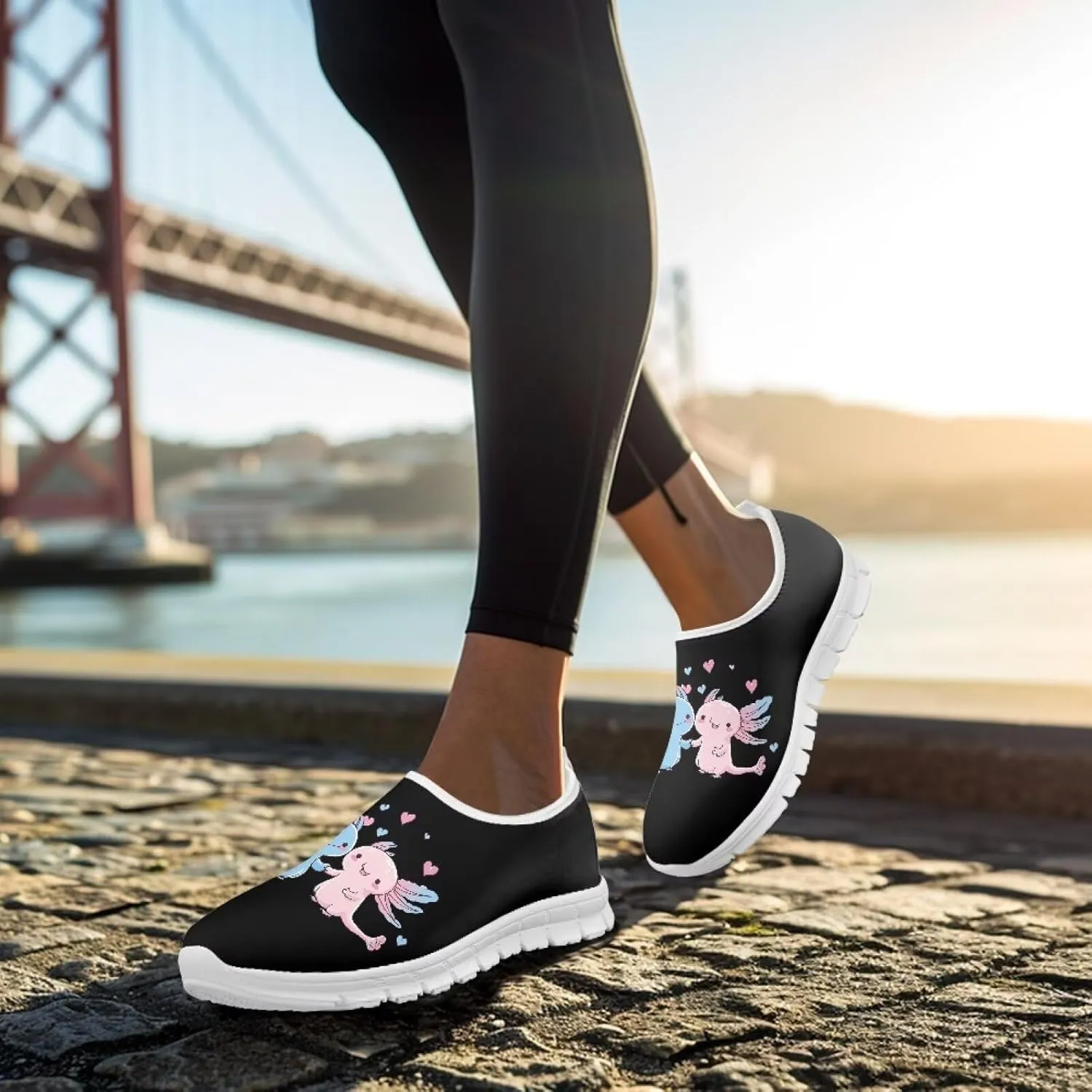 Women's Sneakers Casual Slip on Loafers Running Shoes Walking Footwear